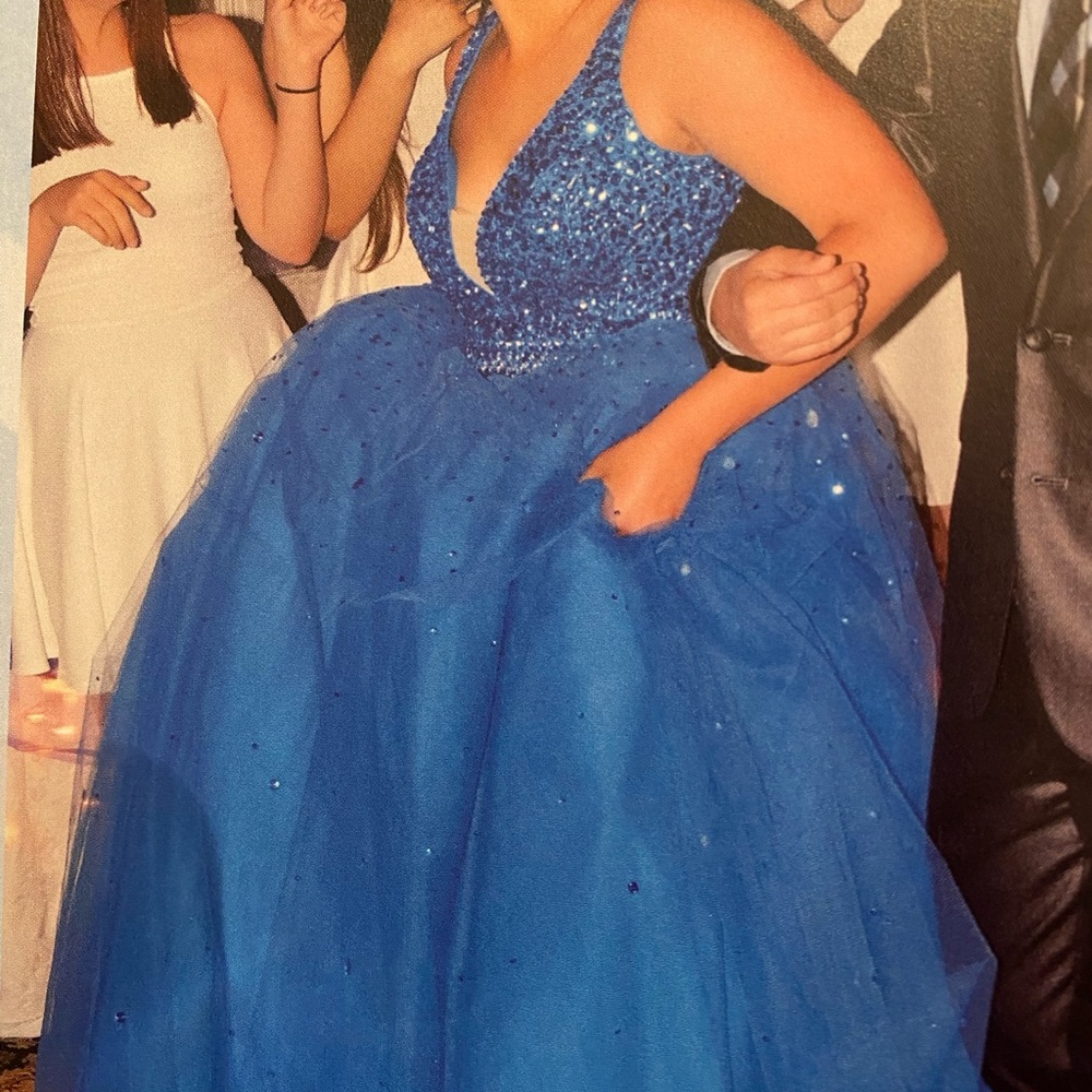 Blue Prom Dress